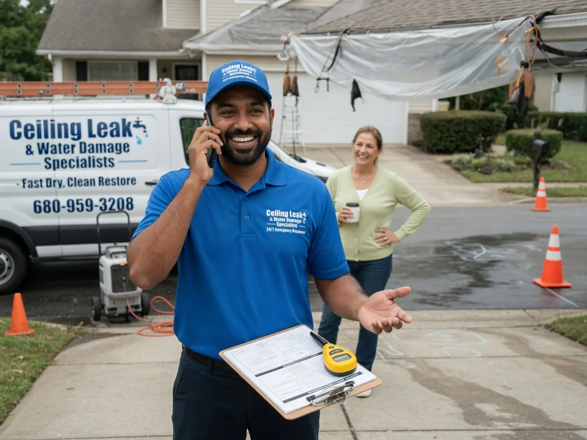 Ceiling Leak Cleanup Santee, CA FAQs